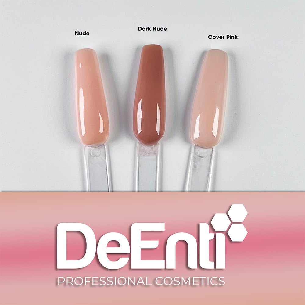 Deenti Acrylic Nail Powder, 2Oz Dark Nude Acrylic Powder Dip for Nails, Long Lasting Salon Quality, Bubble Free Professional Manicures, Fake Nails, Carving & Extensions