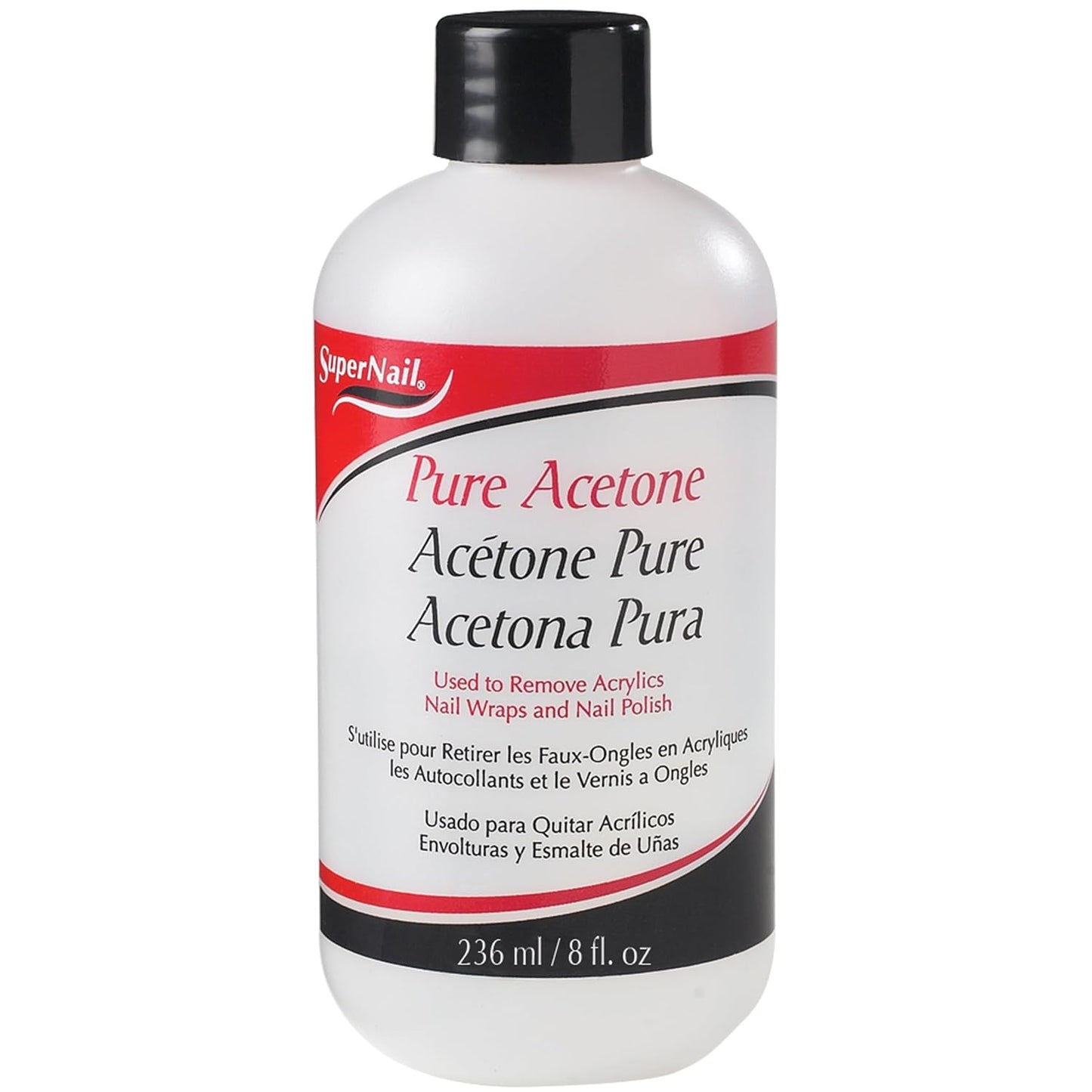 Pure Acetone Polish Remover, 8 Fl Oz